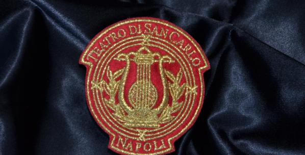 Magnete ricamato logo SAN CARLO NAPOLI